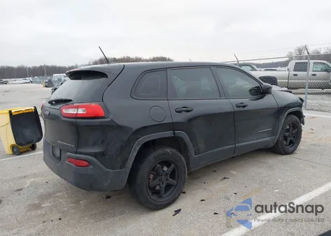 2014 Jeep Cherokee Sport z USA, uszkodzony, nr VIN 1C4PJLAB6EW247699